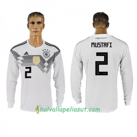 Jalkapallo Pelipaidat Saksa Mustafi 2 World Cup 2018 Kotipaita Pitkähihainen